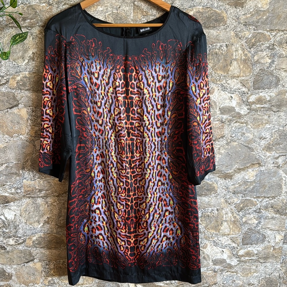 Roberto Cavalli Just Cavalli 100% silk Dress